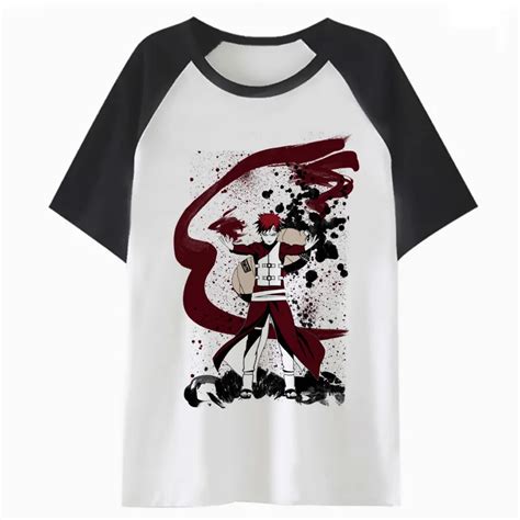 Naruto Sabaku T Shirt Women Femme Graphic Harajuku Tops T Shirt Kawaii