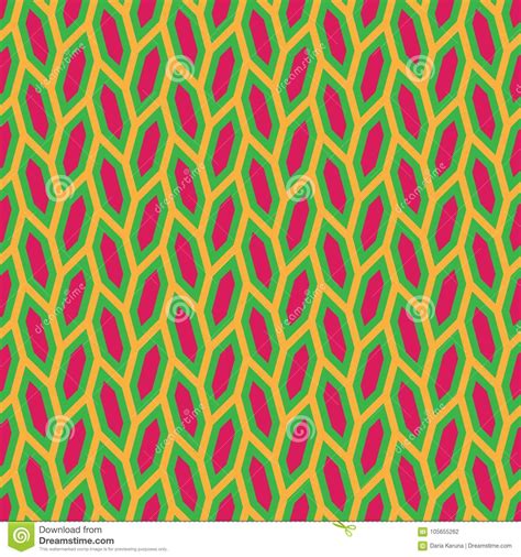 Abstract Seamless Pattern Of Hexagons Motion And Interlocking