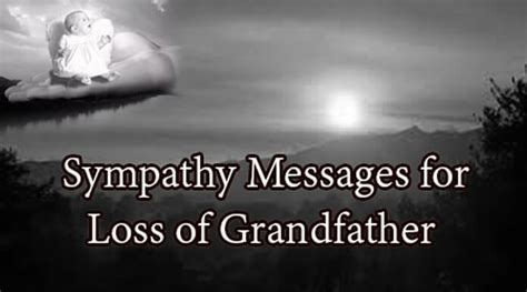 Sympathy Messages For Loss Of Grandfather