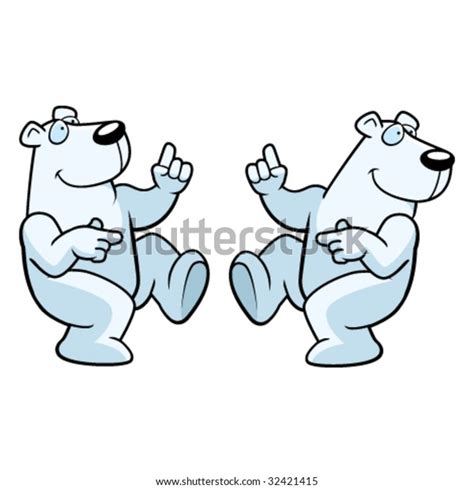 polar bear dancing stock vector royalty free 32421415 shutterstock