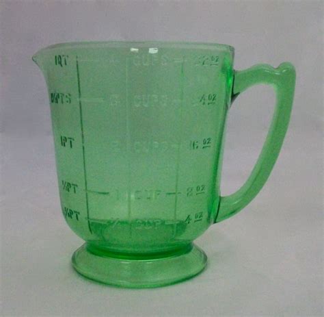 Green Depression Glass Measuring Cup Online Home Design