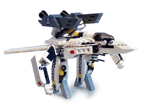 A Robotech Valkyrie Built Brick By Brick