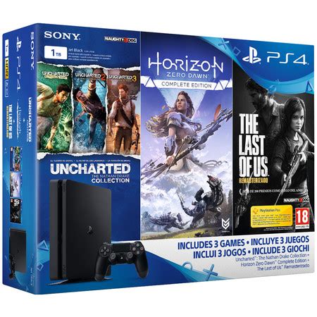 Juego play 4 que recomendamos por sus opiniones y su relación calidad y precio. Oferta Flash: pack PlayStation 4 Slim de 1TB + 5 juegos por 299,90 euros en El Corte Inglés