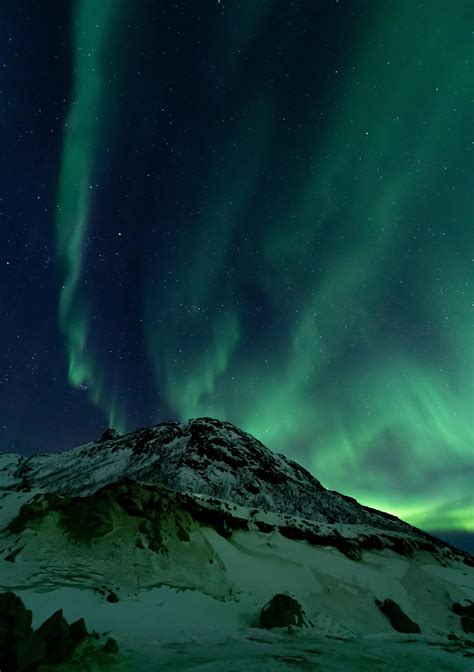 Northern Lights Near Tromso Norway Oc 4329x6144 R