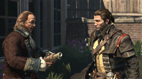 Assassin S Creed Rogue Shay Cormac And Benjamin Franklin
