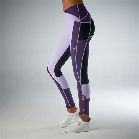 Gymshark Prism Legging Rich Purple Soft Lilac Black Workout Clothes Workout Attire Yoga