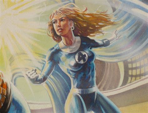 66 Galactus Vs Fantastic Four Sue The Invisible Woman Detail