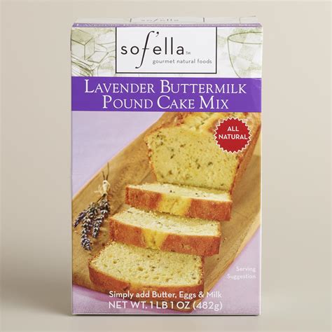 Add the vanilla seeds and lemon zest and mix well. Sof'ella Lavender and Buttermilk Pound Cake Mix, Set of 2 ...