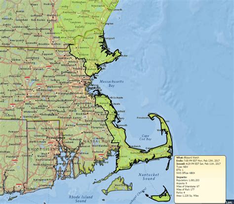 Massachusetts Islands Map