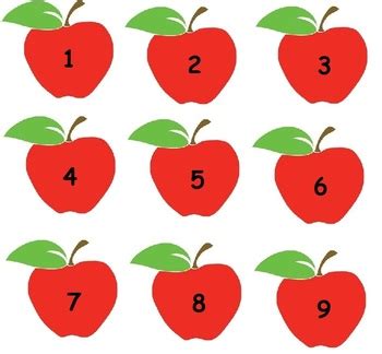 The physical apple card has no number. Apple Numbers (numbers 1-20) by Crissy's Store | TpT