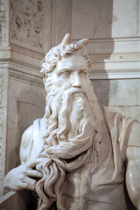 Even in peter's time it was used as a political prison. Head of the Moses statue in the San Pietro in Vincoli ...