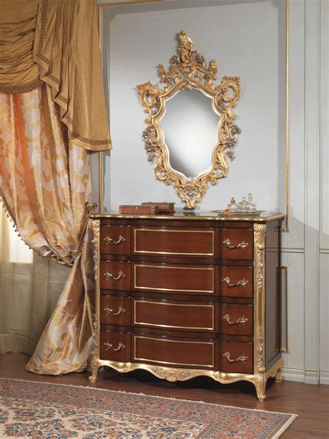 classic italian bedroom  century chest  drawers