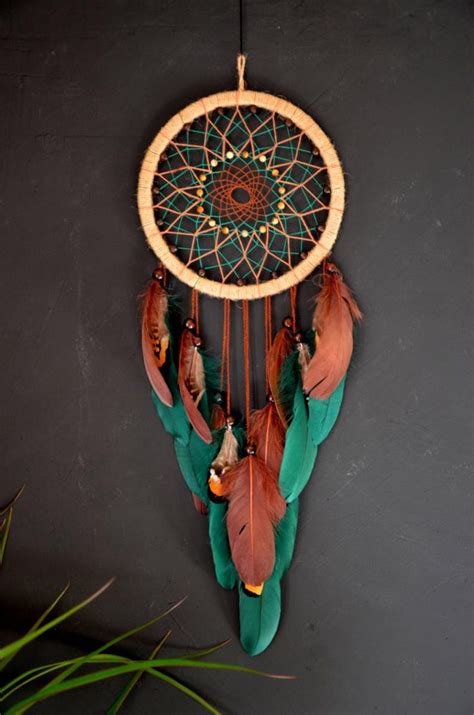 Native American Dreamcatcher Authentic Dream Catcher Boho Etsy In