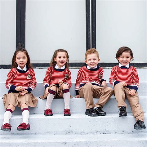New Spring Kids England Primary School Uniforms For Girls Boy Cotton