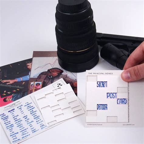 Secret Postcard Decoder Ciphers Are A Secret Or Disguised Way Of