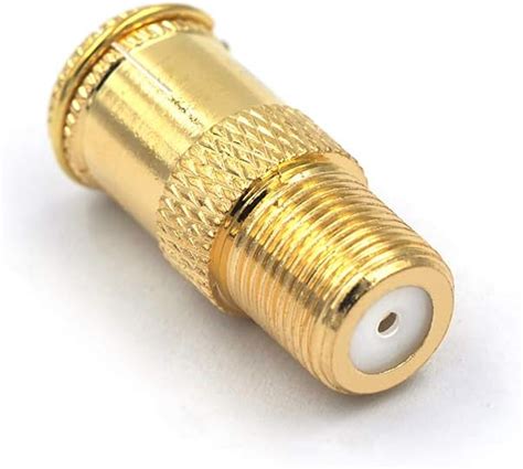 Vce F Type Rg6 Male To Female Coaxial Cable Connector Gold Plated Quick