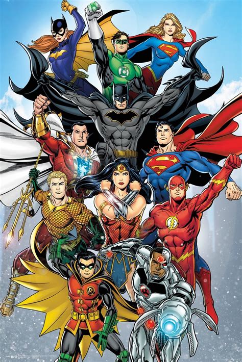 Dc Comics Rebirth Póster Lámina Compra En Europosterses