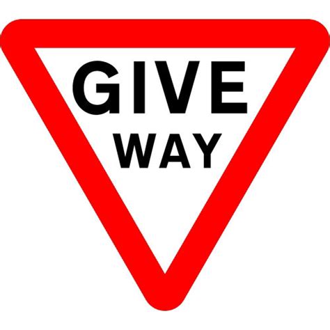 Kpcm Give Way Road Sign Sign Made In The Uk