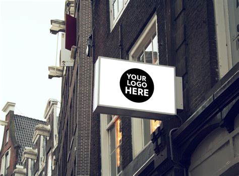 Free Customizable Shop Signs Mockup Bundle Designhooks