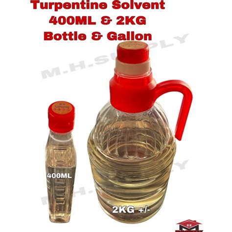 Turpentine Solvent 400ml And 2kg Kerosene White Spirit Cleaning