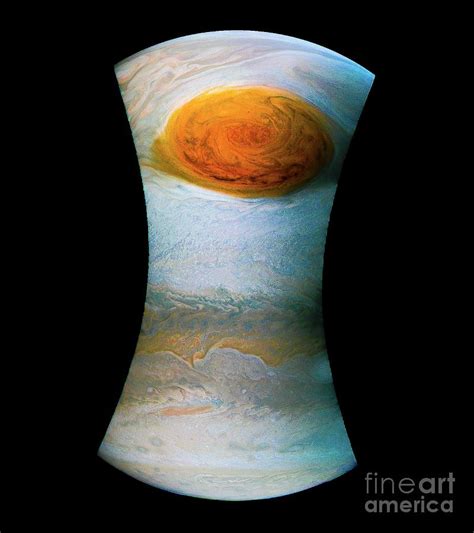 Jupiters Great Red Spot Photograph By Nasaswrimssssean Korbitz