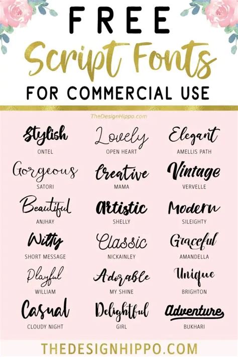 Free Script Fonts For Commercial Use That You Ll Be Amazed By