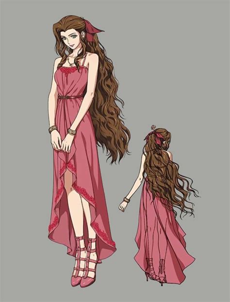 Aerith's dresses are based on how many side quests you do in chapter 8. Aerith's Pink Dress Concept Art - Final Fantasy VII Remake ...