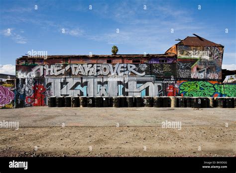 Industrial Yard South Los Angeles California United States Of