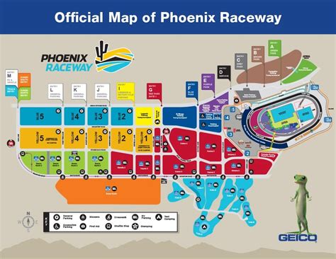 Phoenix Raceway Seating Map