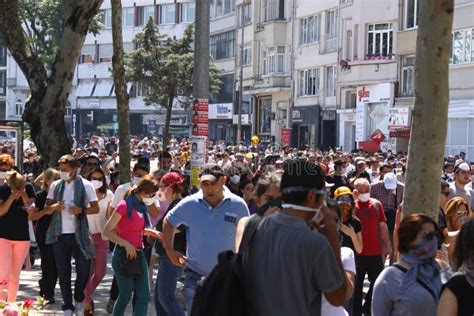 Istanbul June Gezi Park Public Protest Against The Government