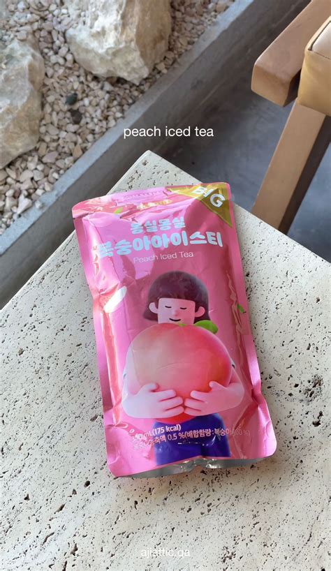 Delaffe Peach Iced Tea 340ml A JIATTIC 아지아틱 Previously Vision Mart