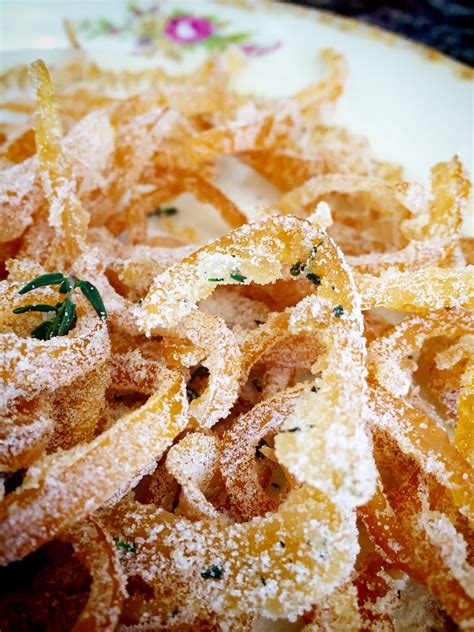 Candied Lemon Peel With Thyme