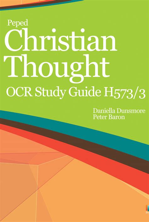 Lots of practical steps to help you reflect with bible verse references and prayers to get it done. Christian Thought OCR Study Guide H573/3 - Philosophical Investigations