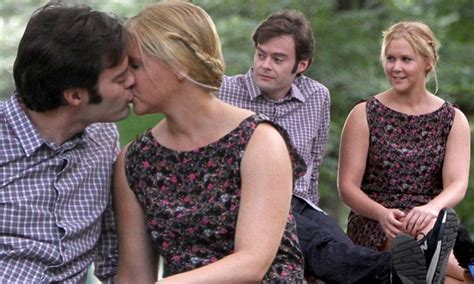 Amy Schumer And Bill Hader Lock Lips On Trainwreck Set Daily Mail Online