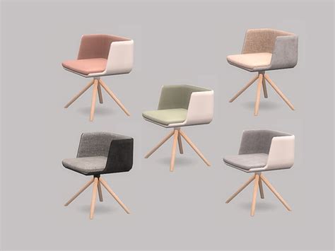 Sims 4 Dining Chairs Cc Mod The Sims Modern 6 Seater And 8 Seater