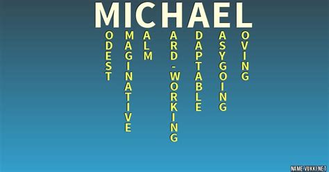 The Meaning Of Michael Name Meanings