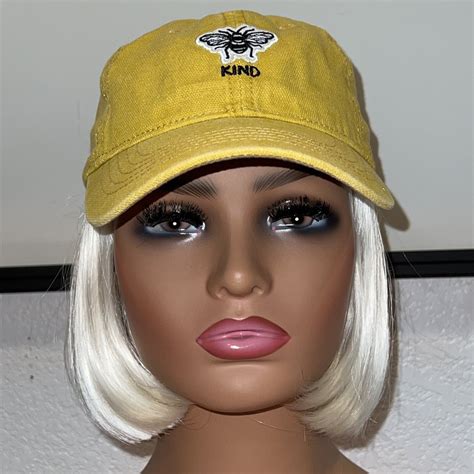 Beautiful Time And Tru Womens Gold Bee Kind Baseball Style Cap Nwt Richelles Mish Mash