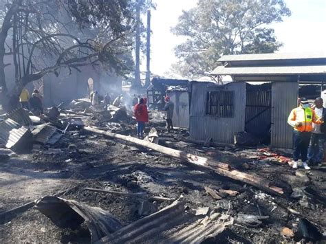 Breaking News One Person Has Died After A Fire Gutted An Informal