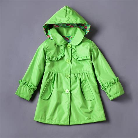 2017 Children Clothing Raincoat Girls Jackets Fashion Girl Kids