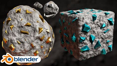 Procedural Ore Material Blender Tutorial Blendernation