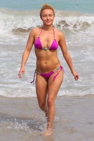 Hayden Panettiere Flashes Her Bikini Top Telegraph