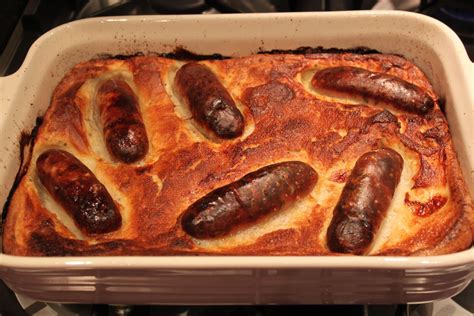 This oddly named traditional british dish is a family favourite, loved by young and old alike. Dine at Mine: Toad in the Hole with Dark Onion Gravy
