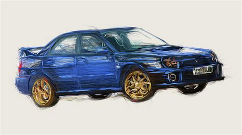 Subaru Impreza Wrx Sti Drawing