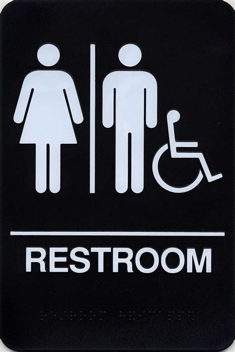 Printable Restroom Signs