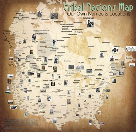 Tribal Nations Map Our Own Names And Locations Native