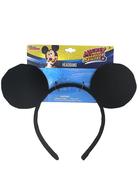 Disney Disney Kids Mickey Mouse Ears Headband Solid Black Big Boys