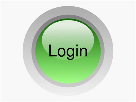 Login Button Clip Art At Clker Icon Login Button Png Free
