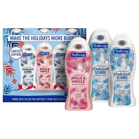 softsoap limited edition moisturizing body wash holiday t set 20 fl oz 3 ct