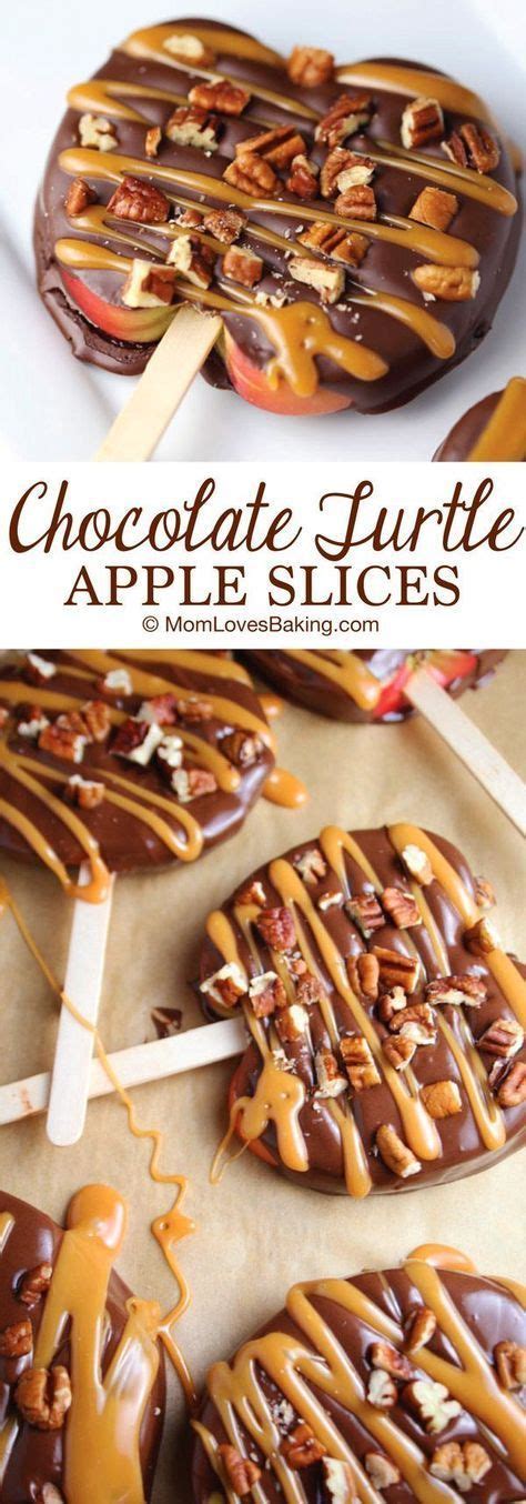 If you've never made a candy or caramel apple at home, you're missing out. Chocolate Turtle Apple Slices | Recipe | Desserts, Apple ...