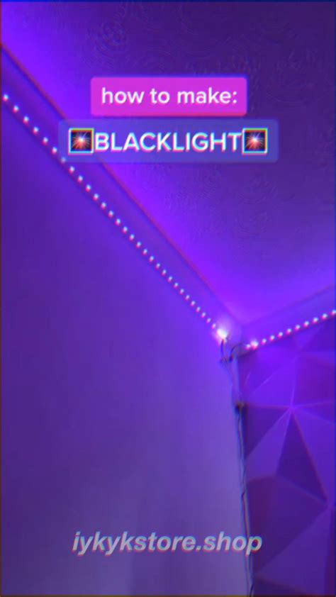 How To Make Blacklight Led Light Colour ☾ Video Led Lighting Diy